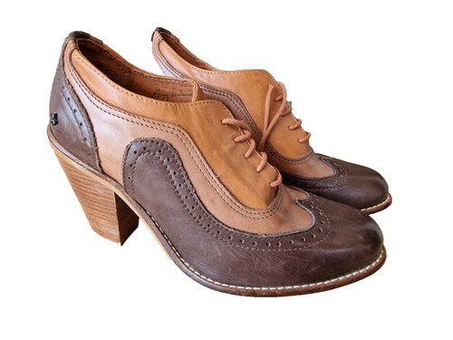 Bourbon heel brogues - brogues,
